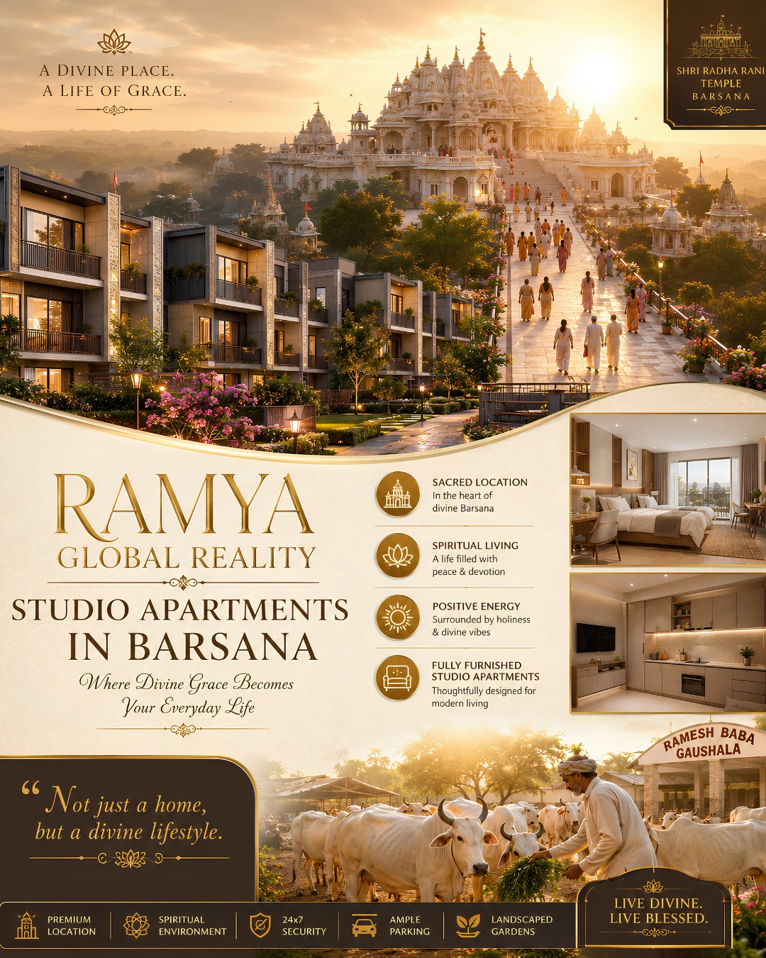 Barsana devotional setting
